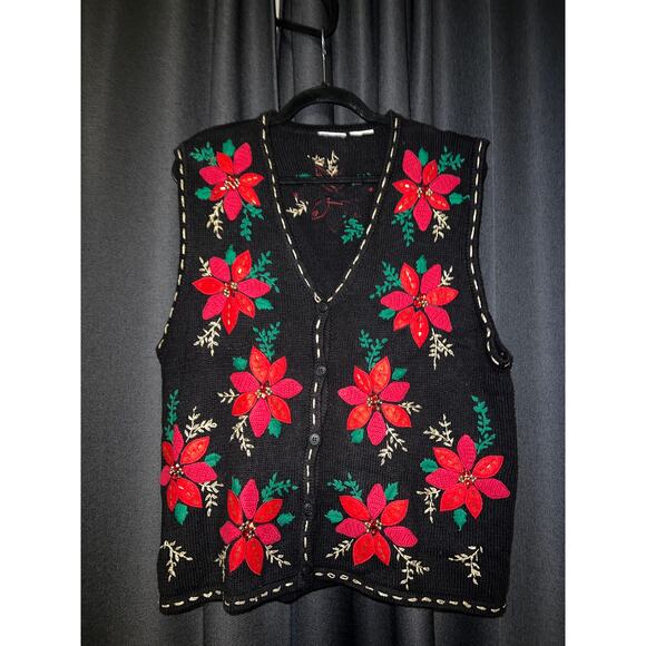 Ugly Christmas Sweater Sweaters - Ugly Christmas Sweater Xmas Vest Size XL